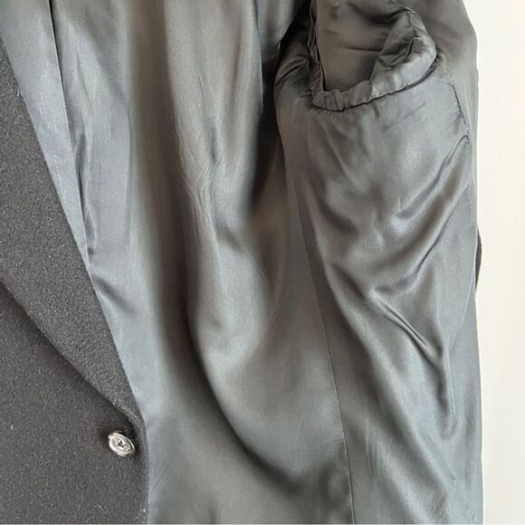 Jos. A. BANK Mens Black 100% CAMELHAIR Lined Blazer Jacket size 42LG - Picture 9 of 13